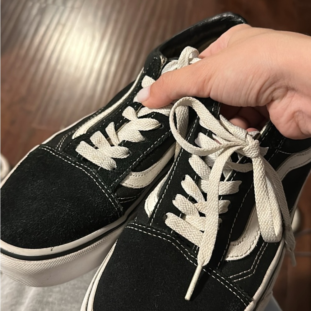 Vans Black and White Sneakers